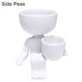 thumbnail image 1 of CAROOTU Imitation Human Shaped Ceramic Flowerpot Small Succulent Pot Planting Pot Flower Pots, 1 of 6