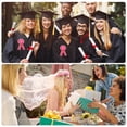 thumbnail image 5 of Unique Bargains 2 Pcs Graduation Party Ribbon Corsage Reusable Graduation Party Corsage Gold Tone Rose Red, 5 of 6