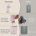 thumbnail image 2 of Moonkie Baby Straw cup | Silicone Toddler Sippy Cup Training Cup with Straw Lid | BPA-Free Drop-Proof Baby Cup | Led Weaning | 6 Months+, 5 oz, 2pack, 2 of 9