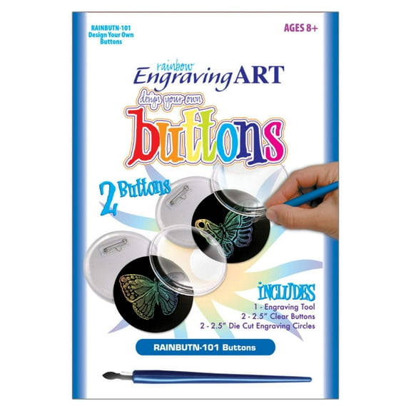 Royal & Langnickel Engraving Art™ Design Your Own Buttons - 5pc