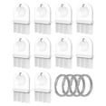 thumbnail image 1 of MasteelfCA 1 Set Universal Paper Towel Dispenser Key Toilet Paper Dispenser Key Replacement with Keyrings, 1 of 9