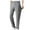 Gray, variant on YUGYXL Business Straight Pants for Men Comfy Ice Silk Summer Trousers with Pockets Button Zipper Office Pants Gray M