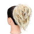 thumbnail image 2 of Messy Bun Hair Scrunchie Tousled Updo Hair Extensions Elastic Band Curly Wavy Hair Piece Synthetic Chignon, 2 of 7
