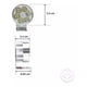 thumbnail image 3 of Par Faros 6 Led Redondo Aluminio Auxiliar Moto + Switch, 3 of 7
