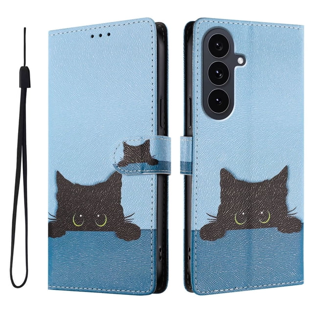 FOXDOCK Funda Tipo Cartera para Samsung Galaxy S25 FE con Soporte y Correa – Diseño de Patrones Lindos