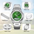 thumbnail image 5 of SKMEI Watches for Men Military Digital Watch Sports LED Waterproof Wristwatch Multifunctional Stainless Steel Mens Watch, 5 of 10