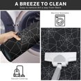 thumbnail image 6 of Halloween Spider Kitchen Rugs and Mats Non Skid Washable Set of 2, Black Kitchen Mats for Floor, Autumn Night Spooky Holiday Celebrate Under Sink Kitchen Runner Rug, 6 of 6