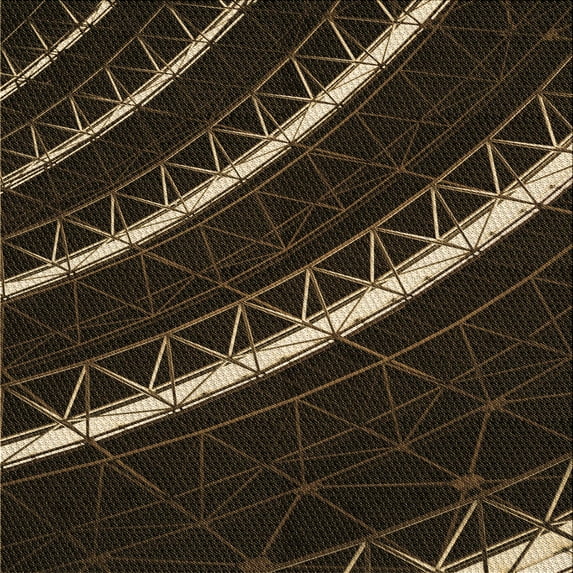 Ahgly Company Machine Washable Indoor Square Transitional Midnight Gray Area Rugs, 5' Square