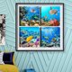 thumbnail image 4 of Cuadros Decorativos 4 paneles de pintura al óleo de la vida marina por números lienzo cuadro de bricolaje arte de pared pintado a mano JShteea Nuevos Originales, 4 of 8