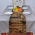 thumbnail image 4 of Wood Retro Shabby Table Runner Luxury Home Dining Table Coffee Table Holiday Wedding Decoration Party Dinner Table Runner, 4 of 5