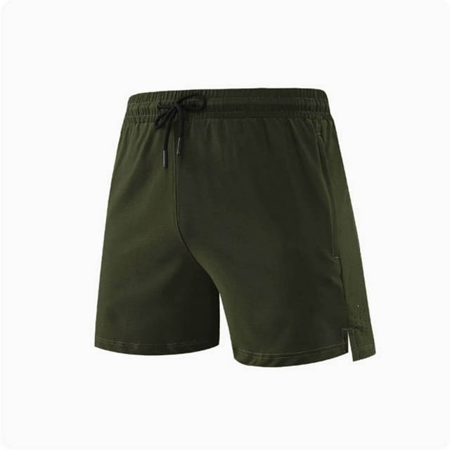 Besolor Men's Athletic Running Shorts Mesh Breathable Quick Dry Workout Gym Training Shorts with Zipper Pockets