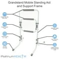 thumbnail image 5 of Platinum Health GrandStand Mobile Standing Aid and Support Frame Grab Bar Folds for Easy Storage and Travel Tool-Less, 5 of 8