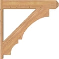 thumbnail image 3 of Ekena Millwork 7 1/2"W x 38"D x 38"H Balboa Smooth Craftsman Outlooker, Western Red Cedar, 3 of 4
