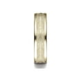 thumbnail image 6 of Benchmark� 18k Gold 6mm Comfort-fit Chevron Design High Polished Round Edge Carved Design Wedding Band Ring, 6 of 9