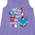 thumbnail image 2 of Dr. Seuss - Oh Places Youll Go When You Read - Toddler and Youth Girls A-line Dress, 2 of 5