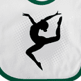 thumbnail image 4 of Inktastic Ballet Dancer Silhouette Ballerina Girls Baby Bib, 4 of 4