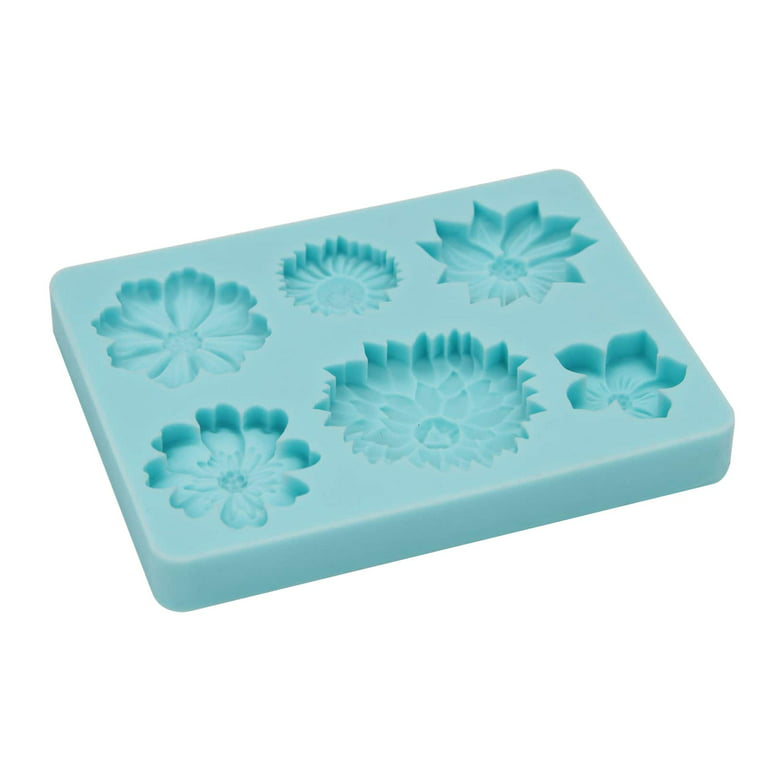 6 Pack: Flowers Silicone Candy Mold by Celebrate It® 