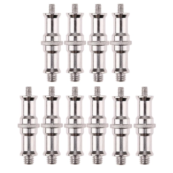 10x 1/4 "a 3/8" Adaptador de de Tornillo de Espiga para Cabezal de con Soporte de lámpara