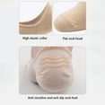 thumbnail image 4 of Prolriy Socks for Women No Show Socks for Women, Women's Cotton Socks Non Slip Socks Womens Socks Beige, 4 of 4