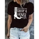 thumbnail image 1 of Camiseta deportiva informal con estampado de botas inglesas sencillas para mujer, cuello redondo y manga corta, ideal para vacaciones y verano, ideal para el tiempo libre., 1 of 6