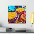 thumbnail image 4 of Bongos in Pointillism - Canvas, 4 of 10