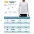 thumbnail image 6 of ZOUYUE Men's Sun Protection Shirts UV SPF UPF 50+ Long Sleeve Rash Guard Fishing Running Quick Dry Lightweight, 6 of 6