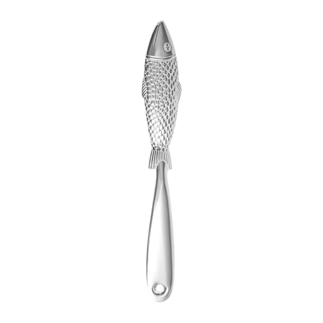 Miangastore Fish Scale Remover Kitchen Tool Aluminum Alloy for Effective Scale Removal 1Set