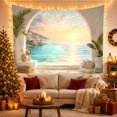 thumbnail image 3 of Viewed Through Smooth with Architectural Archway Serves Framing, Mystical Fantasy for Space Lovers, Galaxy Room Decor, Mother'S Day Gift, Tapestry Wall Hanging for Bedroom and Dorm, 3 of 7