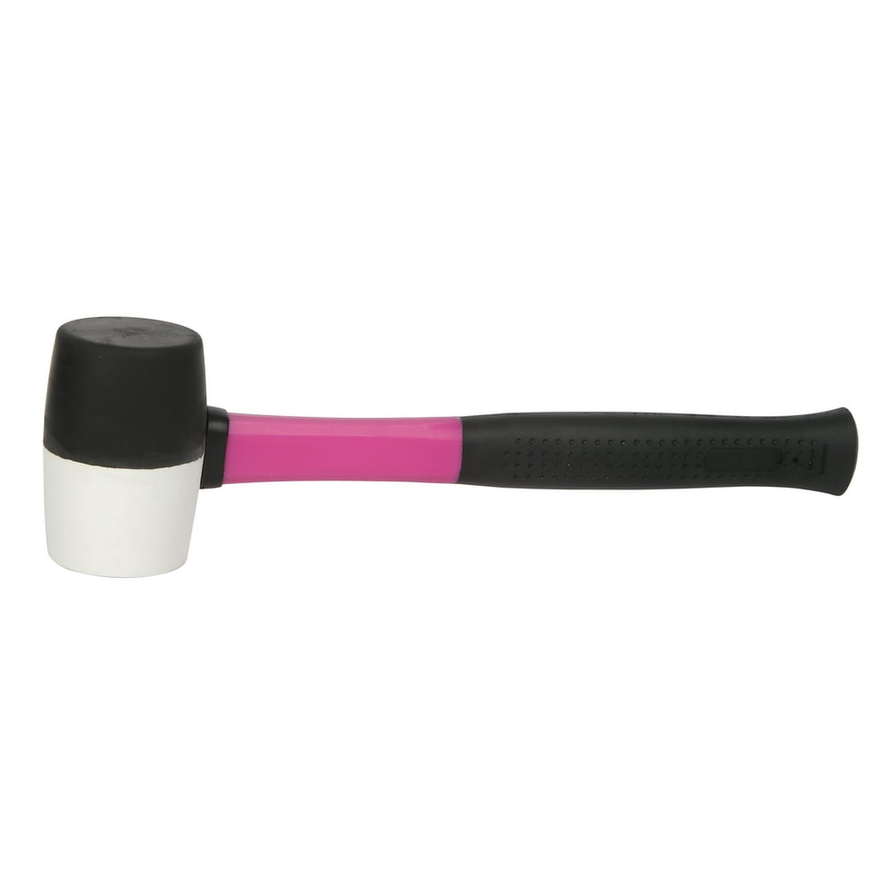 The Original Pink Box 16oz Double Face Rubber Mallet, Pink Walmart