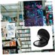 thumbnail image 5 of CD case with 20capacity CD sleeve holder for car, CD storage sleeves, CD case with soft sides and zipper, blue, 5 of 5