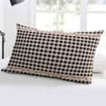 thumbnail image 5 of Country Star Plaid Throw Pillow Cover 24 x 36 Inch Decorative Pillow Cover Black Retro American Farm Barn Berry Lumbar Pillowcase Seasonal Rectangle Cushion Case for Couch Sofa Bed Living Room, 5 of 7
