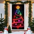 thumbnail image 5 of Ireezec Christmas Door Cover Decoration PVC Holiday Indoor Outdoor Door Flag Banner for Front Door Wall Table Festive Party Decor, 5 of 6