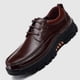 thumbnail image 1 of Zapatos de vestir de negocios negros de cuero para hombre de primavera y otoño, zapatos de hombre de suela gruesa, zapatos de senderismo casuales para exteriores de gran tamaño, 1 of 6