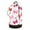 Red and Pink Bows, variant on 14.5x29.3in Laundry Backpack Bag with Drawstring & Adjustable Straps Heavy-Duty Wash Bag for Travel Storage Camping Red and Blue Stripes Bows