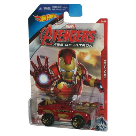 Marvel The Avengers Age of Ultron Iron Man Sting Rod (2014) Hot Wheels Toy Car 6/8