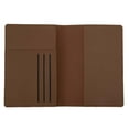 thumbnail image 2 of Unique Bargains 1 Pc Passport Holder Solid Multiple Card Slots Passport Sleeve Brown, 2 of 5