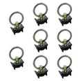 thumbnail image 4 of 8 Pieces Anchor Track Stud Fitting L Track Points Tie Down O Rings Heavy Duty for Enclosed Trailers Trucks Motorcycles, 4 of 9