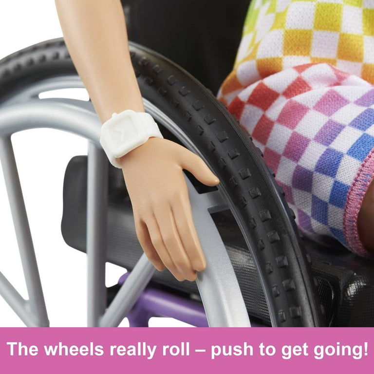 Barbie, Fashionistas Doll #194, Wheelchair and Ramp, Rainbow
