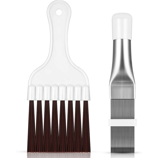 Air Conditioner Fin Cleaning Tool Kit, Condenser Fin Comb and Brush for Cleaning Refrigerator