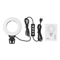 thumbnail image 3 of Amdohai Andoer Mini 4 Inch Video Conference LED Ring Light Clip-on Laptop Light 3 Modes 3200K-6500K Dimmable USB Powered for Live Streaming Online Education Meeting, 3 of 7