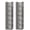 Light Gray, variant on Hanging Closet Organizer, 6-Shelf Closet Hanging Storage Shelves, 2 Packs