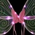 thumbnail image 4 of Alas de ángel para niñas Artesanías de alas portátiles ligeras con luz para vacaciones (A), 4 of 9
