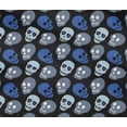 thumbnail image 4 of oneOone Cotton Flex Black Fabric Skull Craft Projects Decor Fabric Printed By The Yard 40 Inch Wide, 4 of 4