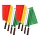 thumbnail image 3 of GOOHOCHY 8 Banderines de Árbitro de Fútbol con Mango de Acero Inoxidable - Señales Manuales para Penalizaciones, Entrenamiento Deportivo y Competencias (Blanco, Amarillo, Rojo, Verde), 3 of 8