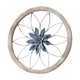thumbnail image 3 of Decoración de pared de metal con flores, adorno decorativo moderno de pared, escultura de pared para el hogar Azul, 3 of 8