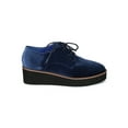 thumbnail image 2 of New Women Betani Misty-2 Velvet Lace Up Platform Oxford Loafer Creeper, 2 of 5