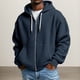thumbnail image 1 of WILLBEST Sudaderas Navideñas Sudadera con Capucha y Cremallera De Punto, Informal, Suave, Cálida, con Forro y Bolsillos Delanteros para Exteriores, Otoño e Invierno, Comodidad Grande, 1 of 3