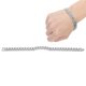 thumbnail image 1 of Pulsera de Acero Inoxidable Elegante Bling Bling Plata Blanco, 1 of 14