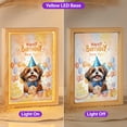 thumbnail image 2 of Watercolor Shih Tzu Happy Birthday Celebration Balloons Gift Party Acrylic Plaque with Wood Photo Frame Box Lion Dog Lover Gifts Light Box - 00028, 2 of 5