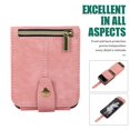 thumbnail image 3 of Dteck for Samsung Galaxy Z Flip3 Crossbody Wallet Case with Card Holder Zipper Pocket Lanyard Shoulder Strap, PU Leather Shockproof Protective Flip Cover for Galaxy Z Flip3 5G,Pink, 3 of 7